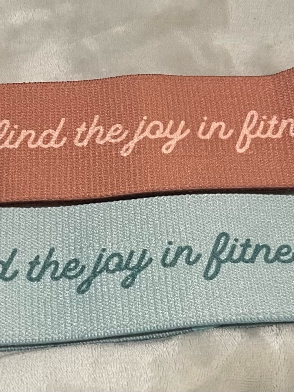 Fitness Bands Set of 2 Yoga Pilates Exercise - Picture 3 of 5